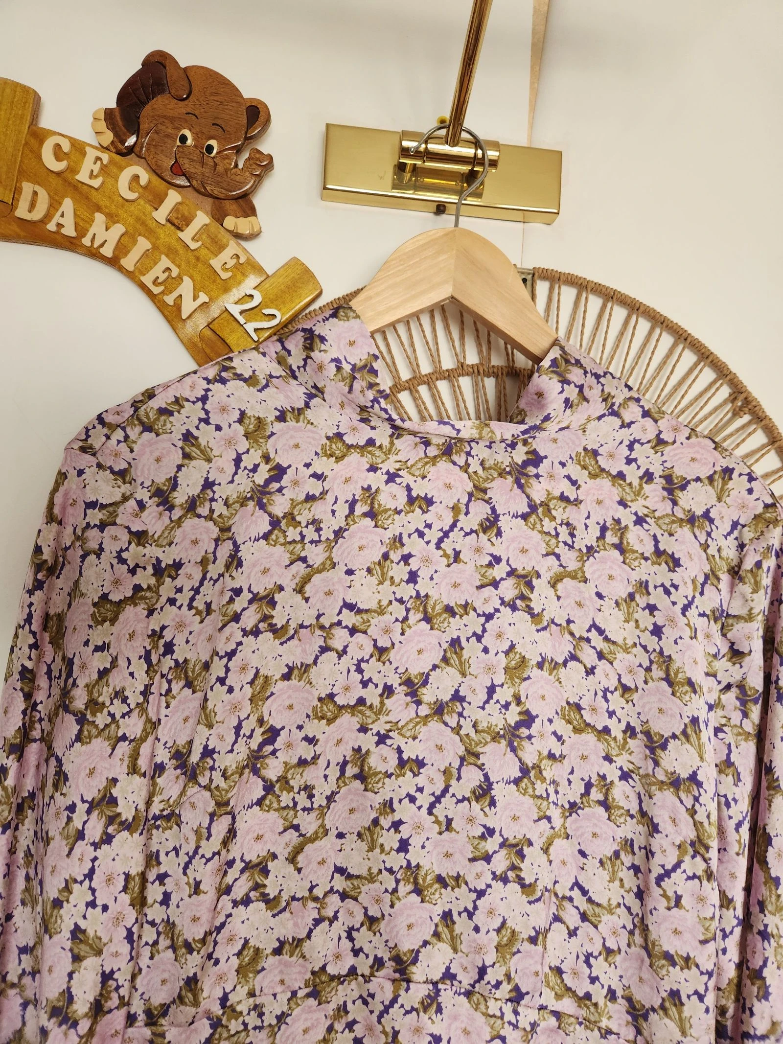 🌸 korte vloeiende jurk met bloemenpatroon – photo 3